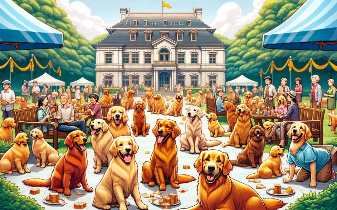 Golden Retrievers Flock to Guisachan House for 155th Anniversary