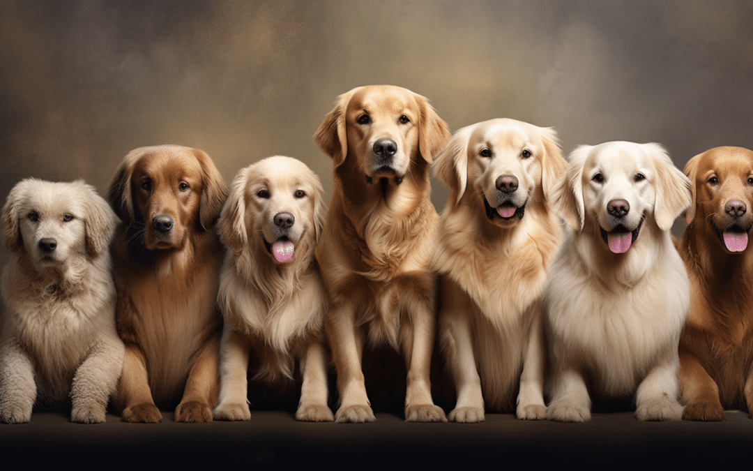 What are the different types of Golden Retrievers