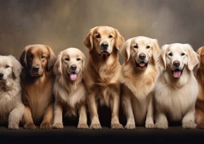 What are the different types of Golden Retrievers