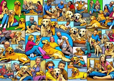 Celebs & Golden Retrievers: A Tail of Unconditional Love