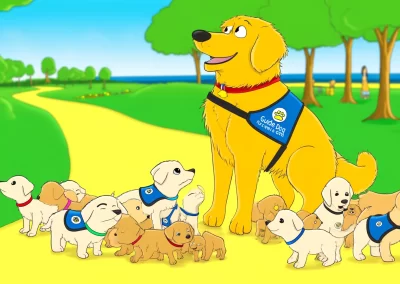 The Story of Trigger the Guide Dog: A Legacy of Over 300 Puppies