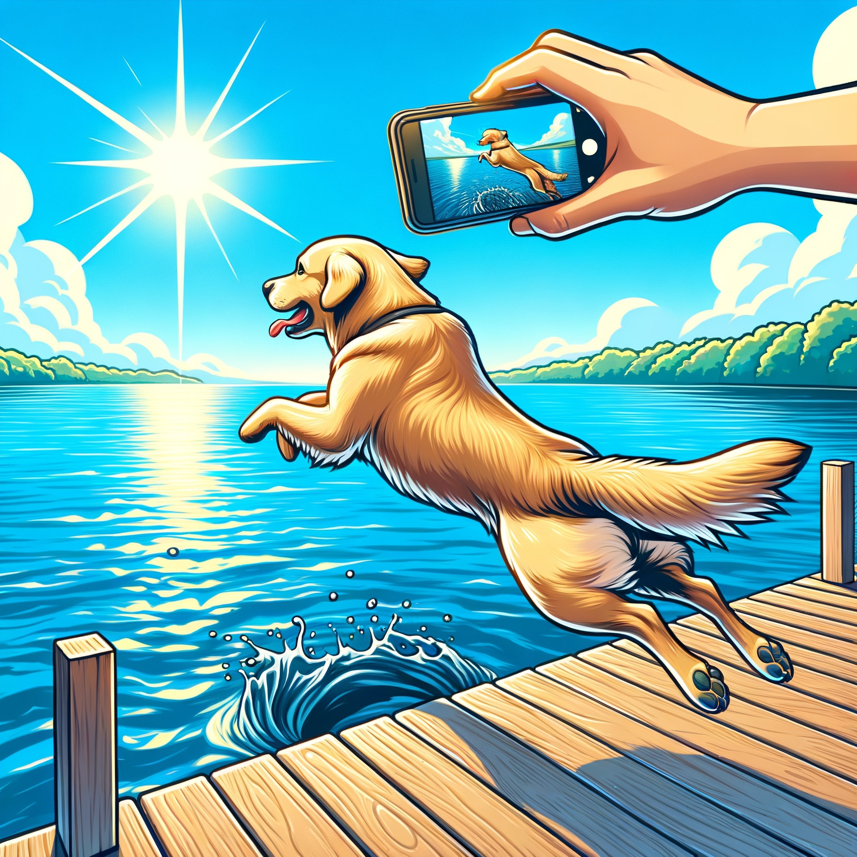Dock Diving for Goldens: A Golden Retriever’s Guide to Taking the Plunge
