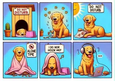 Does Your Golden Retriever Want Alone Time
